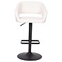 Flash Furniture Erik Contemporary Vinyl Barstool with Rounded Mid-Back, White with Black Base (CH122070WHBK)~#|#~sp191790572_sc7