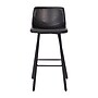 Flash Furniture Caleb Modern Metal and Faux Leather Armless Barstool, Black, 2 Pieces (CH21206930BK)~#|#~sp191790904_sc7