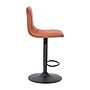 Flash Furniture Vincent Modern Vinyl Swivel Barstool, Cognac (CH920231BRBK)~#|#~sp191791213_sc7