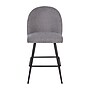 Flash Furniture Lyla Modern Faux Linen High Back Counter Height Stool, Gray, 2 Pieces (AY1026H26GYFAB)~#|#~sp191793477_sc7