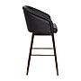 Flash Furniture Margo Modern Faux Leather and Beechwood Barstool, Black, 2 Pieces (2AY192830BK)~#|#~sp191793713_sc7