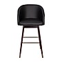 Flash Furniture Margo Modern Faux Leather and Beechwood Barstool, Black, 2 Pieces (2AY192830BK)~#|#~sp191793714_sc7