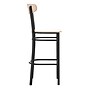 Flash Furniture Wright Transitional Metal Boomerang Back Commercial Barstools, Black/Birch, 2-Pieces/Pack (2XUDG6V6BNAT)~#|#~sp191793749_sc7