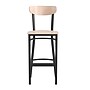 Flash Furniture Wright Transitional Metal Boomerang Back Commercial Barstools, Black/Birch, 2-Pieces/Pack (2XUDG6V6BNAT)~#|#~sp191793750_sc7