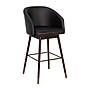 Flash Furniture Margo Modern Faux Leather and Beechwood Barstool, Black (AY192830BK)~#|#~sp191793895_sc7
