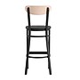 Flash Furniture Wright Transitional Metal Boomerang Back Commercial Barstools, Black/Birch, 2-Pieces/Pack (2XUDG6V6BVNAT)~#|#~sp191794239_sc7