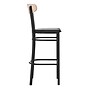 Flash Furniture Wright Transitional Metal Boomerang Back Commercial Barstools, Black/Birch, 2-Pieces/Pack (2XUDG6V6BVNAT)~#|#~sp191794240_sc7
