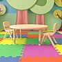 Flash Furniture Emmy 45" Round Activity Table Set, Height Adjustable, Natural (YCX53RNDTBLNAR)~#|#~sp192323492_sc7