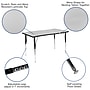 Flash Furniture Wren Rectangular Wave Activity Table, 28" x 47.5", Height Adjustable, Gray (XUA3048CONGYTA)~#|#~sp192323498_sc7