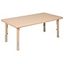 Flash Furniture Emmy Rectangular Activity Table Set, 24" x 48", Height Adjustable, Natural (YCX13RECTBLNAR)~#|#~sp192323665_sc7