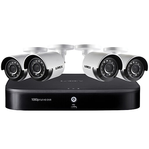 Lorex 1080p HD Outdoor Security System with 4 1TB DVR & Weatherproof