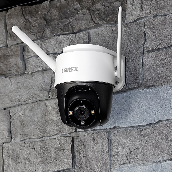 Lorex 2K QHD Outdoor Pan-Tilt Wi-Fi Security Camera, White