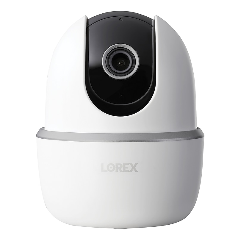 Lorex 2K QHD Indoor Wi-Fi Smart Pan-and-Tilt Security Camera with Person Detection, White (W462AQC-E) image 1
