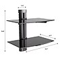 ProMounts Dual Wall Glass Shelf AV Component (FSH2)~#|#~sp193859391_sc7