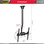 ProMounts Swivel Ceiling  Mount, 88 lbs. Max  (UC-PRO210)~#|#~sp193859480_sc7