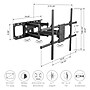 ProMounts  Full-Motion Wall TV Mount, 185 lbs. (OMA8601)~#|#~sp193859521_sc7