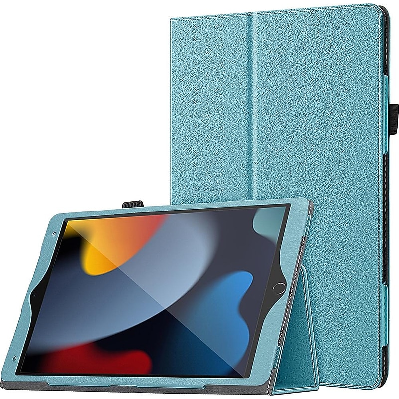 SaharaCase Bi-Fold Folio Case for Apple iPad 10.2" (9th Generation 2021), Aqua (TB00067) image 1