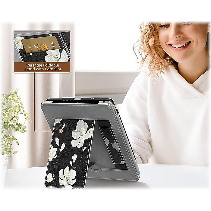 SaharaCase Hand Strap Folio Case for Amazon Kindle Paperwhite