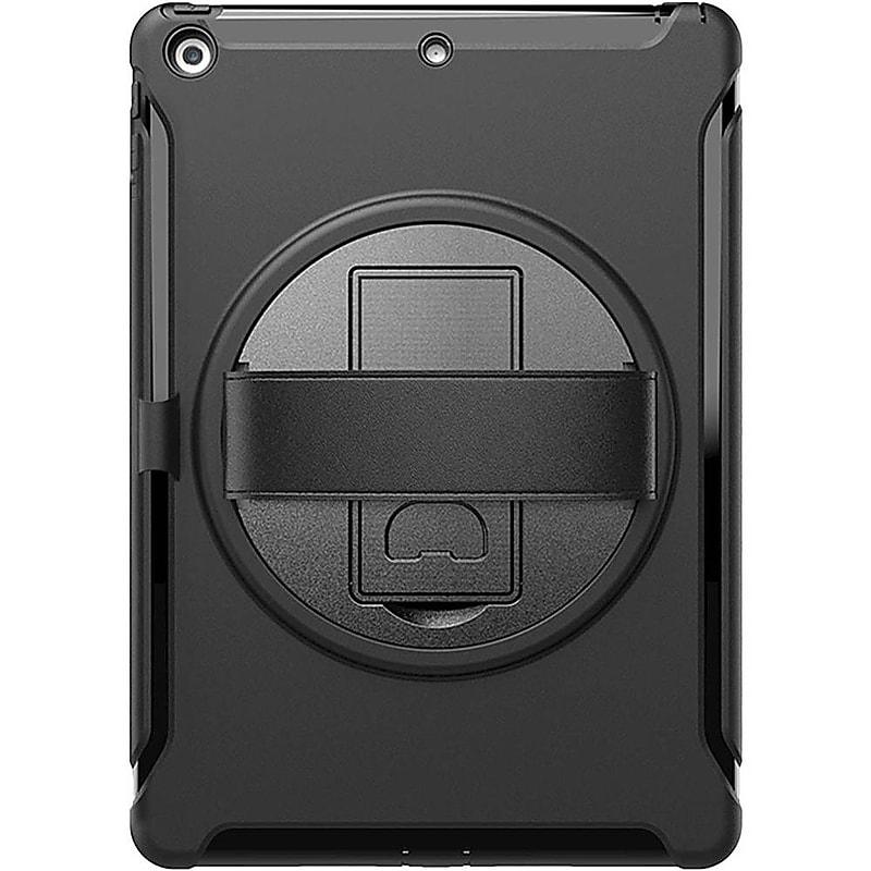 SaharaCase Protection Hand Strap Series Case for Apple iPad 10.2" (9th Generation 2021), Black (TB00078) image 1