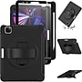SaharaCase Hand Strap Case for iPad 11'' (A16) and iPad Air 10.9" (4th Gen 2020 and 5th Gen 2022), Black (TB00248)~#|#~sp194636430_sc7