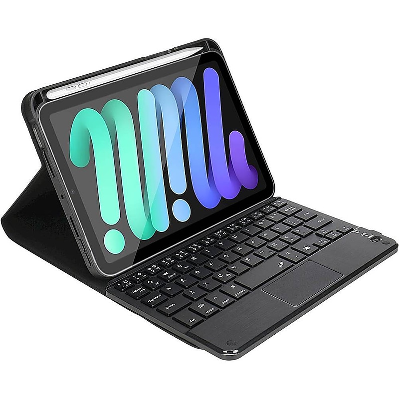 SaharaCase Keyboard Folio Case for Apple iPad mini A17 Pro & 6th Generation 2021, Black (TB00061) image 1