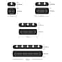 SaharaCase USB Cable Holder Organizer (4-Pack), Black (TB00097)~#|#~sp194636582_sc7