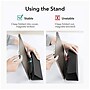 SaharaCase AirShield Series Folio Case for iPad Air 10.9-inch (4th Gen, 5th Gen) and iPad Air 11-inch M2 & M3), Black (TB00243)~#|#~sp194636631_sc7