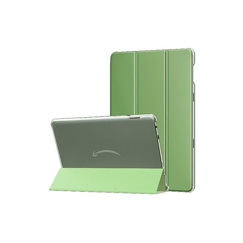 SaharaCase Tri-Fold Folio Case for Amazon Fire HD 10 (2021), Olive Green (TB00122) image 1