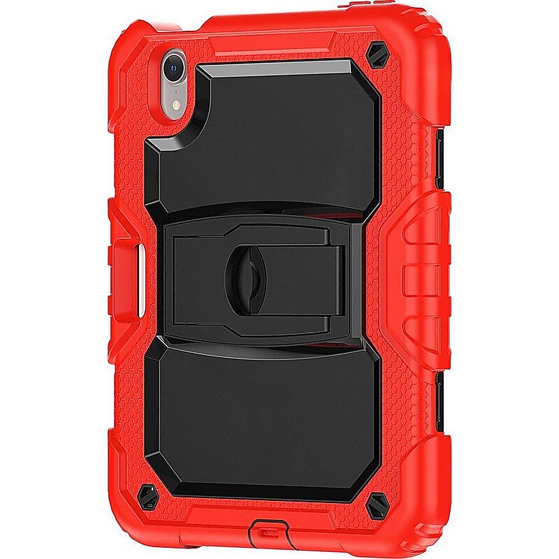 SaharaCase Defense Series Case for Apple iPad mini A17 Pro & 6th Generation 2021, Red (TB00056) image 1