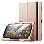 SaharaCase Bi-Fold Folio Case for Amazon Fire HD 10 (2021), Rose Gold (TB00117)~#|#~sp194637023_sc7