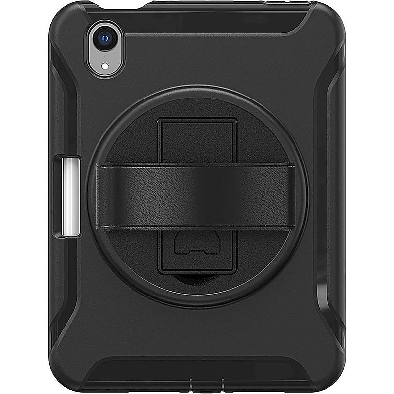 SaharaCase Protection Hand Strap Series Case for Apple iPad mini A17 Pro & 6th Generation 2021, Black (TB00054) image 1
