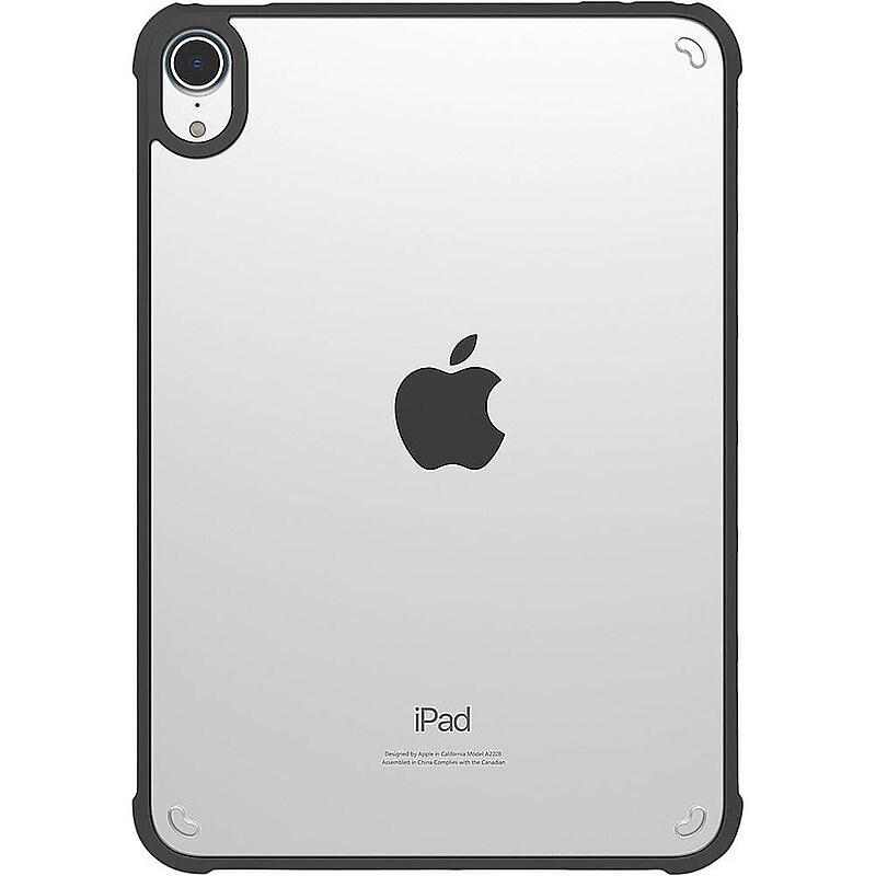 SaharaCase Hybrid-Flex Series Case for Apple iPad mini A17 Pro & 6th Generation 2021, Clear Black (TB00048) image 1