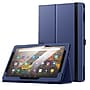 SaharaCase Bi-Fold Folio Case for Amazon Fire HD 10 (2021), Blue (TB00116)~#|#~sp194637394_sc7