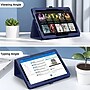 SaharaCase Bi-Fold Folio Case for Amazon Fire HD 10 (2021), Blue (TB00116)~#|#~sp194637399_sc7