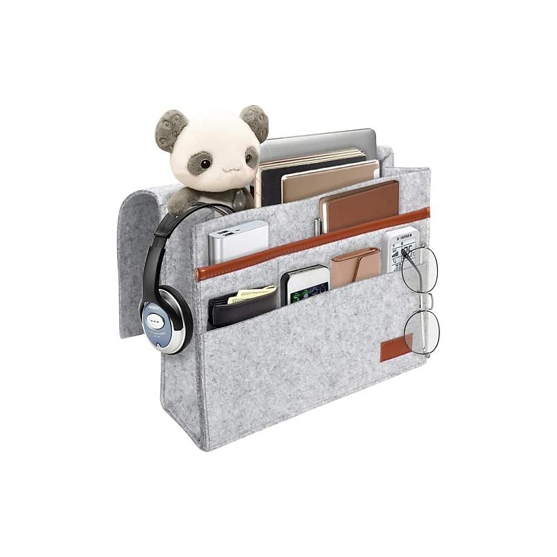 SaharaCase Bedside Storage Bag for Most Cell Phones and Tablets, Gray (TB00103) image 1