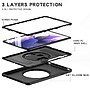 SaharaCase Protection Hand Strap Case for Samsung Galaxy Tab S7 FE and S8 Plus, Black (TB00132)~#|#~sp194637738_sc7