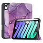 SaharaCase Folio Case for Apple iPad mini A17 Pro & 6th Generation 2021, Purple Marble (TB00050)~#|#~sp194637960_sc7