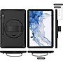 SaharaCase Protection Hand Strap Series Case for Samsung Galaxy Tab S8+, Black (TB00219)~#|#~sp194638005_sc7