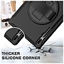 SaharaCase Protection Hand Strap Series Case for Samsung Galaxy Tab S8+, Black (TB00219)~#|#~sp194638006_sc7