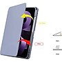 SaharaCase Rotating Folio Case for iPad Air 10.9" (4th Gen, 5th Gen) and iPad Air 11-inch M2 & M3), Shadow Purple Gray~#|#~sp194638366_sc7