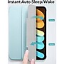 SaharaCase ESR Folio Case for Apple iPad mini A17 Pro & 6th Generation 2021, Aqua (TB00043)~#|#~sp194638931_sc7