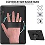 SaharaCase Protection Hand Strap Case for Samsung Galaxy Tab S7 FE and S8 Plus, Black (TB00132)~#|#~sp194639299_sc7