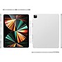 SaharaCase Hybrid Flex Series Case for Apple iPad Pro 12.9" (4th, 5th, and 6th Gen 2020-2022), Clear (TB00030)~#|#~sp194639325_sc7