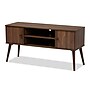 Baxton Studio Alard 4-Shelf Wood TV Stand, Walnut, Screens up to 52" (159-9850-HiT)~#|#~sp195586724_sc7