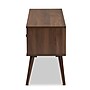 Baxton Studio Alard 4-Shelf Wood TV Stand, Walnut, Screens up to 52" (159-9850-HiT)~#|#~sp195586727_sc7