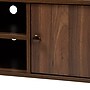 Baxton Studio Alard 4-Shelf Wood TV Stand, Walnut, Screens up to 52" (159-9850-HiT)~#|#~sp195586728_sc7