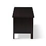 Baxton Studio Callie 3-Shelf Wood TV Stand, Wenge Dark Brown, Screens up to 64" (146-8291-HiT)~#|#~sp195586860_sc7