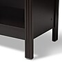 Baxton Studio Callie 3-Shelf Wood TV Stand, Wenge Dark Brown, Screens up to 64" (146-8291-HiT)~#|#~sp195586861_sc7