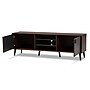 Baxton Studio Samuel 5-Shelf Wood TV Stand, Walnut Brown and Dark Grey, Screens up to 70" (148-8669-HiT)~#|#~sp195586866_sc7