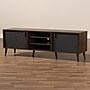 Baxton Studio Samuel 5-Shelf Wood TV Stand, Walnut Brown and Dark Grey, Screens up to 70" (148-8669-HiT)~#|#~sp195586872_sc7